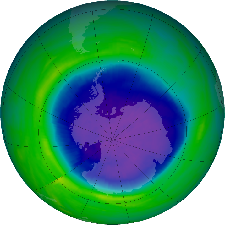 Ozone Map 1990-10-02